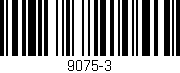 Código de barras (EAN, GTIN, SKU, ISBN): '9075-3'