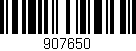Código de barras (EAN, GTIN, SKU, ISBN): '907650'