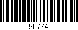 Código de barras (EAN, GTIN, SKU, ISBN): '90774'