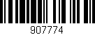 Código de barras (EAN, GTIN, SKU, ISBN): '907774'