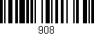 Código de barras (EAN, GTIN, SKU, ISBN): '908'