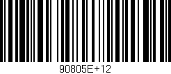 Código de barras (EAN, GTIN, SKU, ISBN): '90805E+12'