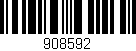 Código de barras (EAN, GTIN, SKU, ISBN): '908592'