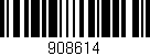 Código de barras (EAN, GTIN, SKU, ISBN): '908614'