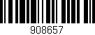 Código de barras (EAN, GTIN, SKU, ISBN): '908657'