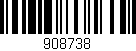 Código de barras (EAN, GTIN, SKU, ISBN): '908738'