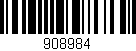 Código de barras (EAN, GTIN, SKU, ISBN): '908984'