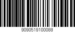 Código de barras (EAN, GTIN, SKU, ISBN): '9090519100088'