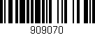 Código de barras (EAN, GTIN, SKU, ISBN): '909070'