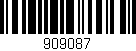 Código de barras (EAN, GTIN, SKU, ISBN): '909087'