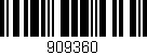 Código de barras (EAN, GTIN, SKU, ISBN): '909360'