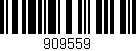 Código de barras (EAN, GTIN, SKU, ISBN): '909559'