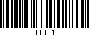 Código de barras (EAN, GTIN, SKU, ISBN): '9096-1'
