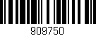 Código de barras (EAN, GTIN, SKU, ISBN): '909750'