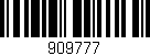 Código de barras (EAN, GTIN, SKU, ISBN): '909777'