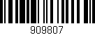 Código de barras (EAN, GTIN, SKU, ISBN): '909807'