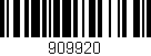 Código de barras (EAN, GTIN, SKU, ISBN): '909920'