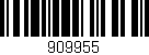 Código de barras (EAN, GTIN, SKU, ISBN): '909955'