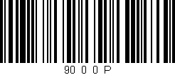 Código de barras (EAN, GTIN, SKU, ISBN): '90_0_0_P'