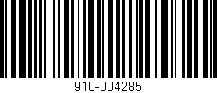 Código de barras (EAN, GTIN, SKU, ISBN): '910-004285'