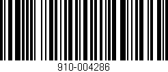 Código de barras (EAN, GTIN, SKU, ISBN): '910-004286'
