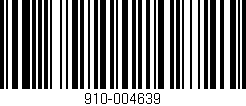Código de barras (EAN, GTIN, SKU, ISBN): '910-004639'