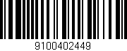 Código de barras (EAN, GTIN, SKU, ISBN): '9100402449'