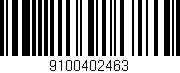 Código de barras (EAN, GTIN, SKU, ISBN): '9100402463'