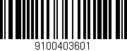 Código de barras (EAN, GTIN, SKU, ISBN): '9100403601'