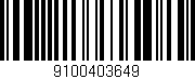Código de barras (EAN, GTIN, SKU, ISBN): '9100403649'