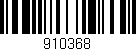 Código de barras (EAN, GTIN, SKU, ISBN): '910368'