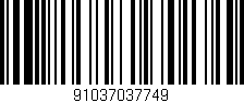 Código de barras (EAN, GTIN, SKU, ISBN): '91037037749'
