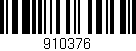 Código de barras (EAN, GTIN, SKU, ISBN): '910376'