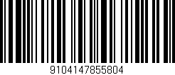 Código de barras (EAN, GTIN, SKU, ISBN): '9104147855804'