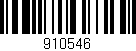 Código de barras (EAN, GTIN, SKU, ISBN): '910546'