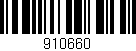 Código de barras (EAN, GTIN, SKU, ISBN): '910660'