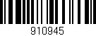 Código de barras (EAN, GTIN, SKU, ISBN): '910945'