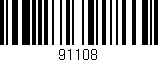 Código de barras (EAN, GTIN, SKU, ISBN): '91108'