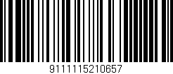 Código de barras (EAN, GTIN, SKU, ISBN): '9111115210657'