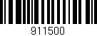Código de barras (EAN, GTIN, SKU, ISBN): '911500'