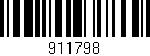 Código de barras (EAN, GTIN, SKU, ISBN): '911798'