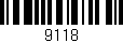 Código de barras (EAN, GTIN, SKU, ISBN): '9118'