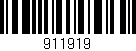 Código de barras (EAN, GTIN, SKU, ISBN): '911919'