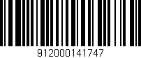 Código de barras (EAN, GTIN, SKU, ISBN): '912000141747'