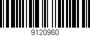 Código de barras (EAN, GTIN, SKU, ISBN): '9120960'
