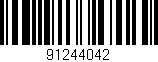Código de barras (EAN, GTIN, SKU, ISBN): '91244042'