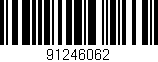 Código de barras (EAN, GTIN, SKU, ISBN): '91246062'