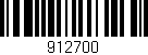 Código de barras (EAN, GTIN, SKU, ISBN): '912700'