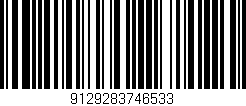 Código de barras (EAN, GTIN, SKU, ISBN): '9129283746533'