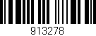 Código de barras (EAN, GTIN, SKU, ISBN): '913278'